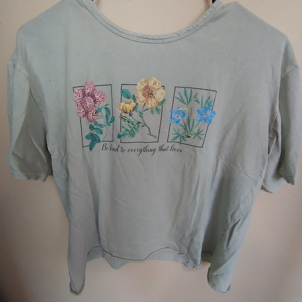 Medium Green Crop Top